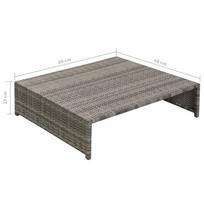 Lauko baldų komplektas VLX 5 Piece Garden Lounge Set With Cushions 42889