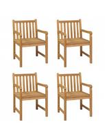 lauko baldai 4 vietu - Lauko baldų komplektas VLX Garden Dining Set 3059939, rudas, 4 vietų - 3 nuotrauka