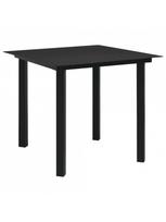 lauko baldu komplektas 2 vietu - Lauko baldų komplektas VLX 3058283, juodas, 2 vietų - 4 nuotrauka