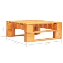 Suoliukas VLX Garden Pallet Bench 45764, rudas