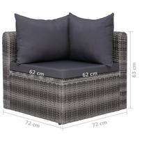 Lauko sofa VLX 44162, pilka