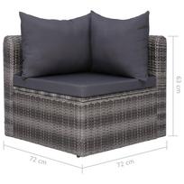 Lauko sofa VLX 44164, pilka