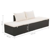 Gultas VLX 43953, juodas