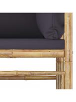 lauko baldai 4 - Lauko baldų komplektas VLX 5 Piece Garden Lounge Set 3058242, pilkas, 4 vietų - 5 nuotrauka