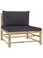 lauko baldai 4 - Lauko baldų komplektas VLX 5 Piece Garden Lounge Set 3058242, pilkas, 4 vietų - 6 nuotrauka