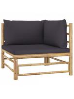 lauko baldai 4 - Lauko baldų komplektas VLX 5 Piece Garden Lounge Set 3058242, pilkas, 4 vietų - 7 nuotrauka
