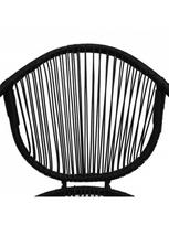 lauko baldu komplektas, 3 daliu - Lauko baldų komplektas VLX Outdoor Dining Set 3060225, juodas, 2 vietų - 7 nuotrauka