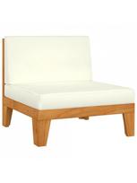 lauko baldai 7 vietos - Lauko baldų komplektas VLX Garden Lounge Set 3058124, kreminės spalvos/rudas, 6-7 vietų - 6 nuotrauka