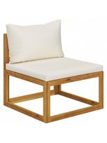 lauko baldu 12 vietu - Lauko baldų komplektas VLX Garden Lounge Set 3086943, kreminės spalvos/rudas, 8-10 vietų - 8 nuotrauka