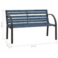 Suoliukas VLX Children Garden, pilka, 38 cm x 81 cm x 56 cm