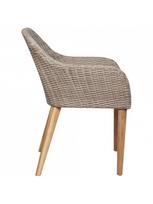 lauko baldu 9 vietu - Lauko baldų komplektas VLX Dining 9 Piece Set, rudas/tamsiai pilka, 8 vietų - 7 nuotrauka