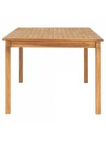 lauko baldu 9 vietu - Lauko baldų komplektas VLX Dining 9 Piece Set, kreminės spalvos/rudas, 8 vietų - 5 nuotrauka