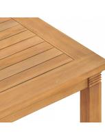 lauko baldu 9 vietu - Lauko baldų komplektas VLX Dining 9 Piece Set, kreminės spalvos/rudas, 8 vietų - 6 nuotrauka