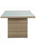 lauko baldai 7 vietos - Lauko baldų komplektas VLX Dining 7 Piece Set, rudas/tamsiai pilka, 6 vietų - 10 nuotrauka