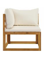 lauko baldu 9 vietu - Lauko baldų komplektas VLX Garden Lounge Set 3086936, kreminės spalvos/rudas, 8 vietų - 6 nuotrauka