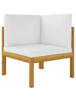 lauko baldai 7 vietos - Lauko baldų komplektas VLX Garden Lounge Set 3086954, kreminės spalvos/rudas, 6 vietų - 10 nuotrauka