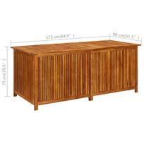 Sodo daiktadėžė VLX 316502, 1750 mm x 800 mm x 750 mm