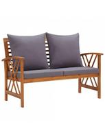 lauko baldai 4 - Lauko baldų komplektas VLX Garden Lounge Set 3057992, pilkas/rudas, 4 vietų - 6 nuotrauka