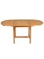 lauko baldai 7 vietos - Lauko baldų komplektas VLX 7 Piece Solid Teak Wood, rudas, 6 vietų - 4 nuotrauka