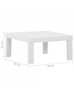 lauko baldu komplektas 6 vietu - Lauko baldų komplektas VLX Garden Lounge Set 3059833, baltas/antracito, 6 vietų - 9 nuotrauka