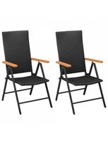 lauko baldu 2 vietu - Lauko baldų komplektas VLX 3 Piece 3060070, juodas, 1-2 vietų - 6 nuotrauka