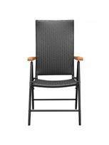 lauko baldu 2 vietu - Lauko baldų komplektas VLX 3 Piece 3060070, juodas, 1-2 vietų - 8 nuotrauka