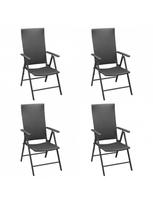 lauko baldai 4 vietu - Lauko baldų komplektas VLX 5 Piece 3060047, juodas, 1-4 vietų - 5 nuotrauka
