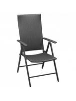 lauko baldai 4 vietu - Lauko baldų komplektas VLX 5 Piece 3060047, juodas, 1-4 vietų - 6 nuotrauka
