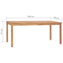 Lauko baldų komplektas VLX Garden Dining Set 3059943, rudas, 4 vietų