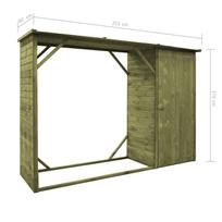 Sodo pašiūrė įrankiams ir malkoms VLX Garden Firewood & Tool Storage Shed 45137, 800 mm x 2530 mm x 1700 mm