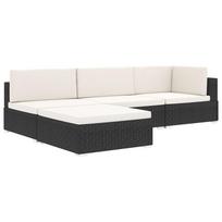 Lauko kėdė VLX Sectional Middle Seat 46795, pilka/tamsiai pilka, 70 cm x 70 cm x 52.5 cm