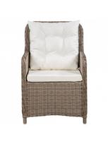 lauko baldu komplektas 10 vietu - Lauko baldų komplektas VLX 11 Piece Set With Cushions, kreminės spalvos/rudas, 10 vietų - 4 nuotrauka
