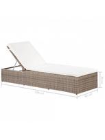 lauko baldu komplektas 10 vietu - Lauko baldų komplektas VLX 11 Piece Set With Cushions, kreminės spalvos/rudas, 10 vietų - 9 nuotrauka