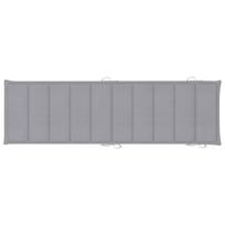 Gultas VLX Rocking 3063334, pilkas/medžio, 180 cm x 60 cm x 73 cm