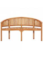 medzio masyvo baldus - Lauko baldų komplektas VLX 5 Piece Banana-Shaped Set 3059965 3059965, medžio, 1-6 vietų - 7 nuotrauka