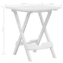 Lauko stalas VLX 47690, baltas