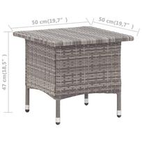 Lauko stalas VLX 46252, pilkas