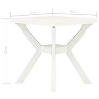 Lauko stalas VLX 48799, baltas