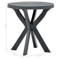Lauko stalas VLX 48798, juodas