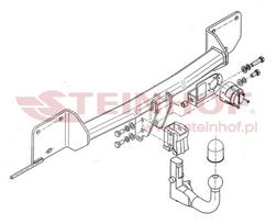 bmw kablys - Kablys BMW X1 E84 (2009-2015) nuimamas - 2 nuotrauka