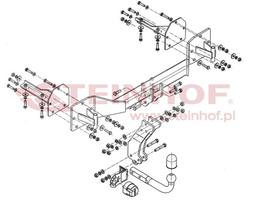 kablys bmw x5 - Kablys BMW X5 E53 (1999-2006) fiksuotas - 2 nuotrauka