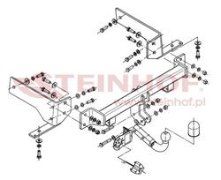 Kablys Chevrolet Captiva I (2006-2013) fiksuotas