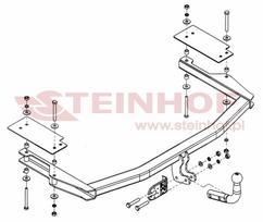 i automobiliu - Kablys Mazda 6 I (2002-2008) fiksuotas - 2 nuotrauka