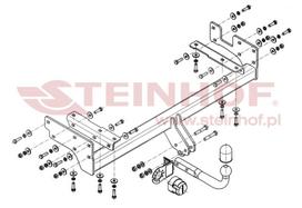 outlander kablys - Kablys Mitsubishi Outlander I (2001-2008) fiksuotas - 2 nuotrauka