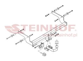 i automobiliu - Kablys Dacia Logan I (2004-2012) fiksuotas - 2 nuotrauka
