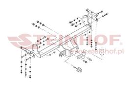 navarotu - Kablys Nissan Navara II (2004-2014) fiksuotas - 2 nuotrauka
