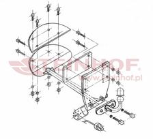 kablys opel - Kablys Opel Corsa B (1993-2001) fiksuotas - 2 nuotrauka
