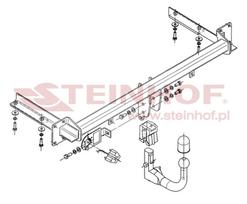 opel astra kablys - Kablys Opel Astra H (2004-2014) nuimamas - 2 nuotrauka