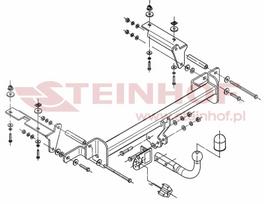 opel zafira kabliukas - Kablys Opel Zafira B (2005-2014) fiksuotas - 2 nuotrauka