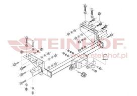 i automobiliu - Kablys Citroen Jumper I (1994-2006) fiksuotas - 2 nuotrauka